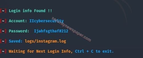 KingPhisher - Credentials