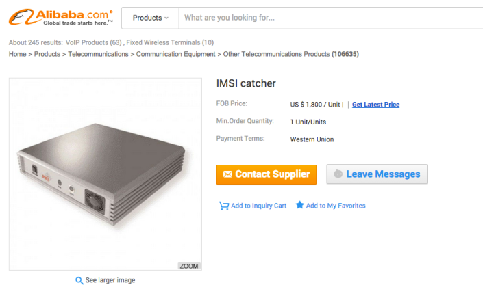IMSI interceptor